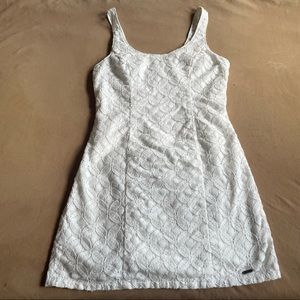 Hollister Lace Bodycon Dress - Off White, Juniors Size 1
